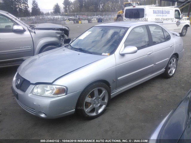 3N1AB51D56L483741 - 2006 NISSAN SENTRA SE-R SPEC V SILVER photo 2