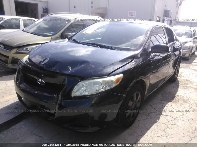 JTDBL40E19J053901 - 2009 TOYOTA COROLLA LE/XLE BLACK photo 2