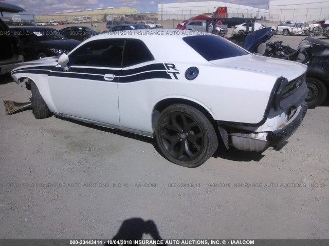 2C3CDYAG9DH673144 - 2013 DODGE CHALLENGER SXT WHITE photo 3