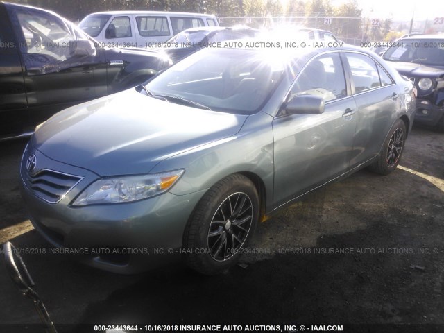 4T1BF3EK0AU556933 - 2010 TOYOTA CAMRY SE/LE/XLE 青色 照片 2