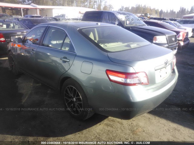 4T1BF3EK0AU556933 - 2010 TOYOTA CAMRY SE/LE/XLE 青色 照片 3