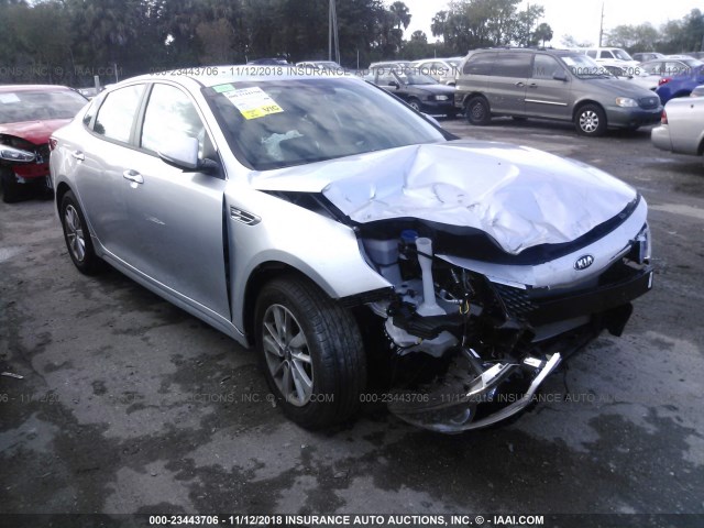 5XXGT4L30JG178901 - 2018 KIA OPTIMA LX/S SILVER photo 1