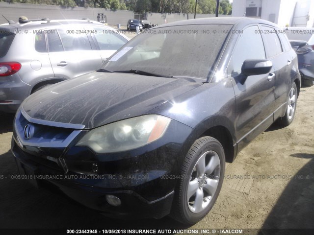 5J8TB18538A017265 - 2008 ACURA RDX TECHNOLOGY BLACK photo 2