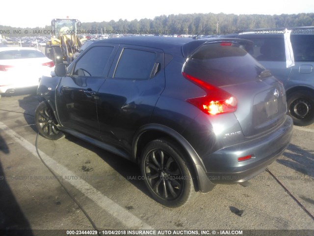 JN8AF5MR9DT202143 - 2013 NISSAN JUKE S/SV/SL GRAY photo 3