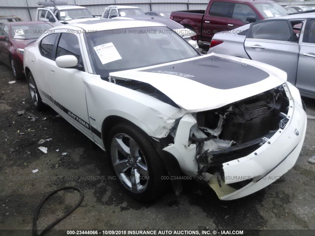 2B3LA53T29H567270 - 2009 DODGE CHARGER R/T WHITE photo 1