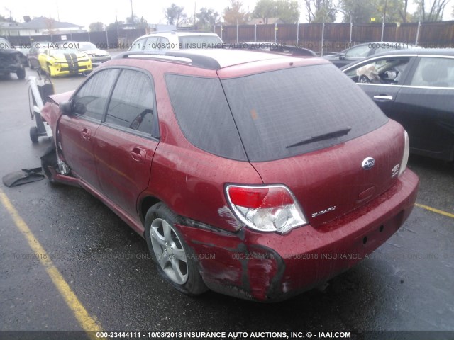 JF1GG61647H817960 - 2007 SUBARU IMPREZA 2.5I RED photo 3