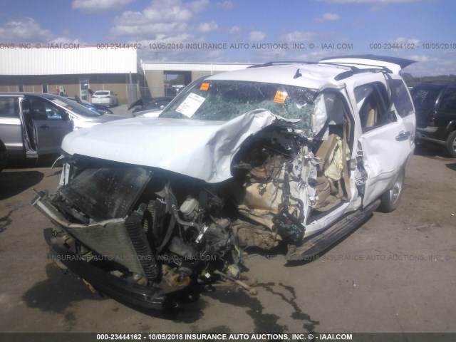 1GNSCBE06BR127510 - 2011 CHEVROLET TAHOE C1500 LT WHITE photo 2