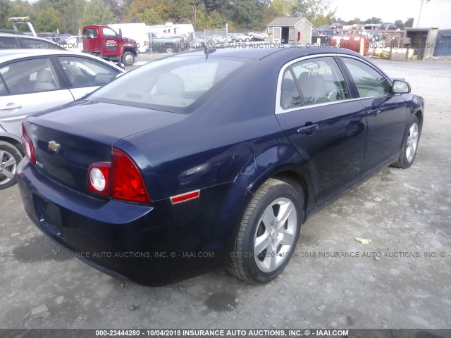 1G1ZB5E14BF354001 - 2011 CHEVROLET MALIBU LS 蓝色 照片 4