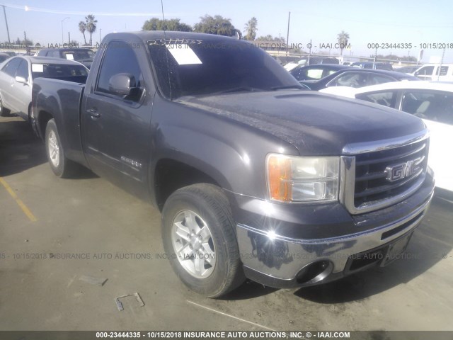 1GTPCVE00AZ189709 - 2010 GMC SIERRA C1500 SLE GRAY photo 1