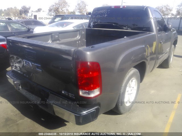 1GTPCVE00AZ189709 - 2010 GMC SIERRA C1500 SLE GRAY photo 4