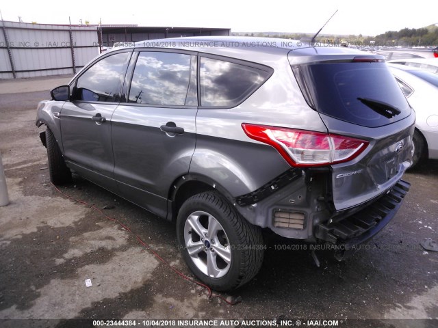 1FMCU0F72EUE12356 - 2014 FORD ESCAPE S GRAY photo 3