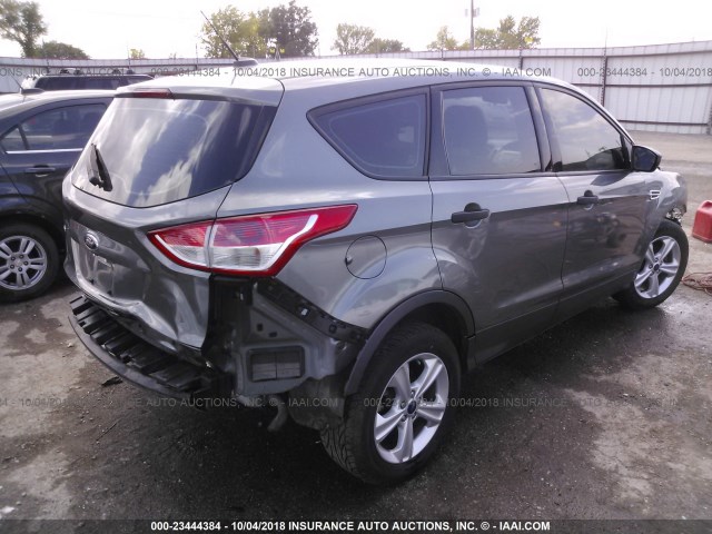 1FMCU0F72EUE12356 - 2014 FORD ESCAPE S GRAY photo 4