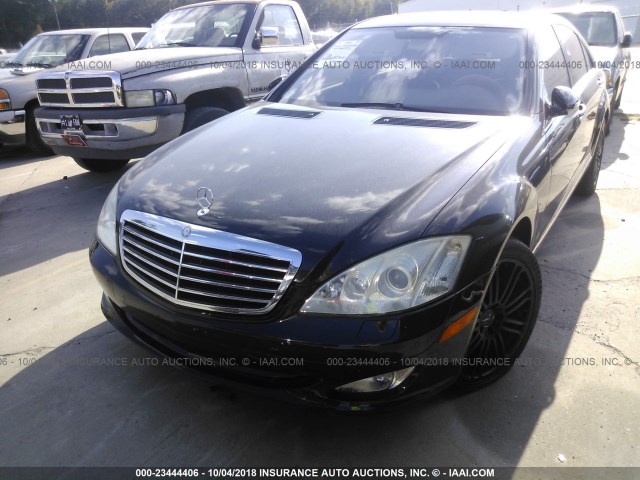 WDDNG71X57A015741 - 2007 MERCEDES-BENZ S 550 BLACK photo 6