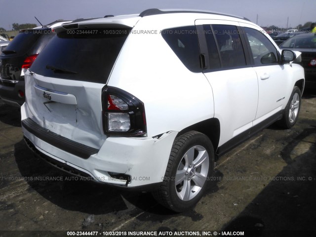 1C4NJCBA3GD665312 - 2016 JEEP COMPASS SPORT WHITE photo 4