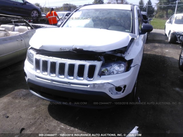 1C4NJCBA3GD665312 - 2016 JEEP COMPASS SPORT WHITE photo 6