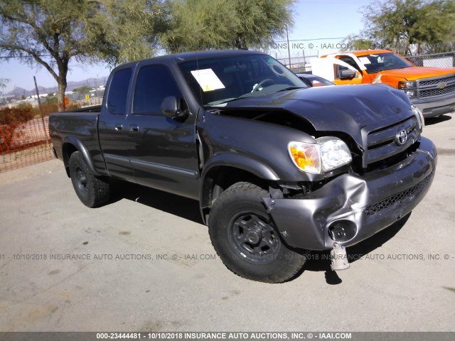 5TBBT44126S483984 - 2006 TOYOTA TUNDRA ACCESS CAB SR5 GRAY photo 1