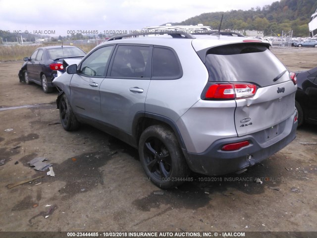 1C4PJMCB2GW178905 - 2016 JEEP CHEROKEE LATITUDE GRAY photo 3