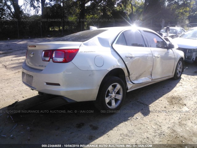 1G11C5SL8FF353522 - 2015 CHEVROLET MALIBU 1LT SILVER photo 4