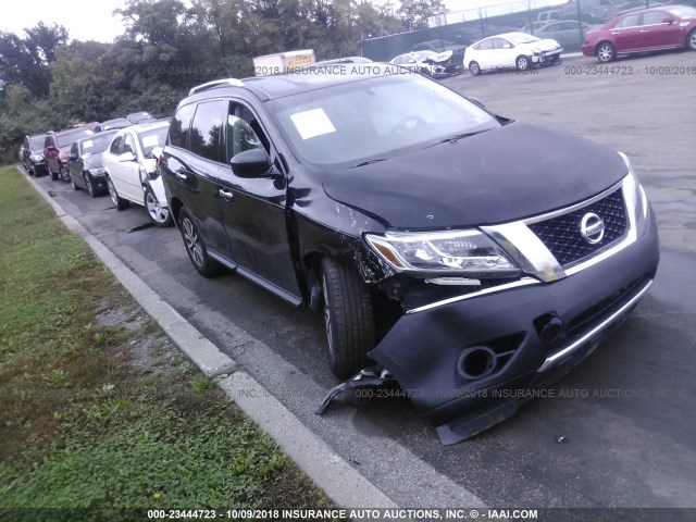 5N1AR2MM0DC666519 - 2013 NISSAN PATHFINDER S/SV/SL/PLATINUM BLACK photo 1