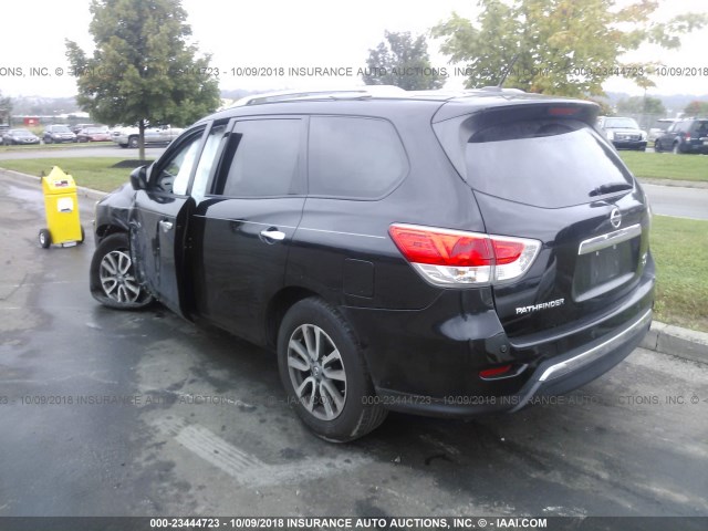 5N1AR2MM0DC666519 - 2013 NISSAN PATHFINDER S/SV/SL/PLATINUM BLACK photo 3