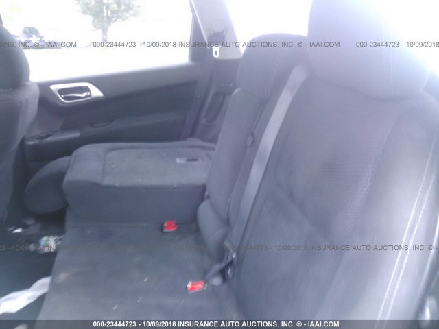 5N1AR2MM0DC666519 - 2013 NISSAN PATHFINDER S/SV/SL/PLATINUM BLACK photo 8