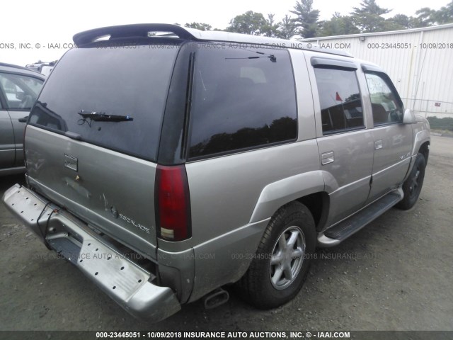 1GYEK13R0YR104960 - 2000 CADILLAC ESCALADE TAN photo 4