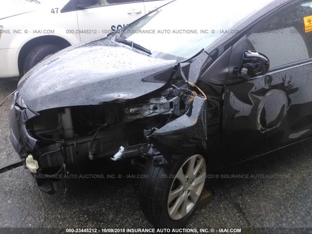 JM1DE1HZ7B0115855 - 2011 MAZDA MAZDA2 BLACK photo 6