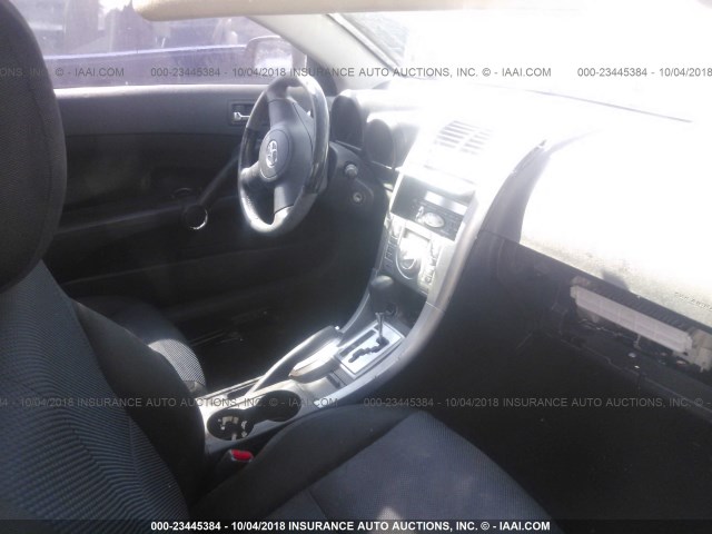 JTKDE177250024750 - 2005 TOYOTA SCION TC 黑色 照片 5