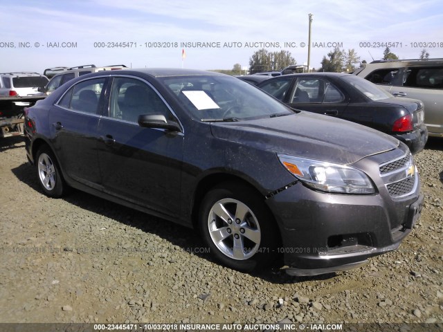 1G11B5SA4DF261130 - 2013 CHEVROLET MALIBU LS შავი ფოტო 1