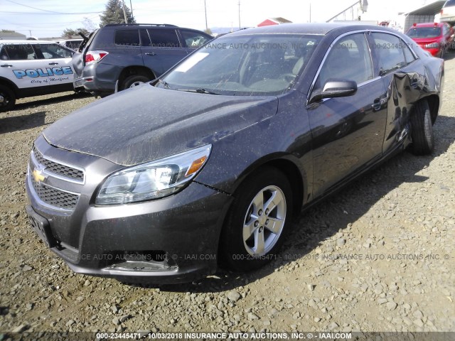 1G11B5SA4DF261130 - 2013 CHEVROLET MALIBU LS შავი ფოტო 2