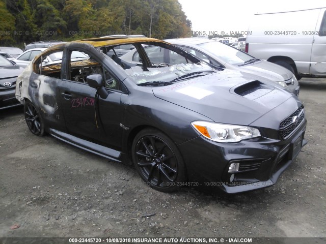 JF1VA1C6XJ9810537 - 2018 SUBARU WRX PREMIUM GRAY photo 1