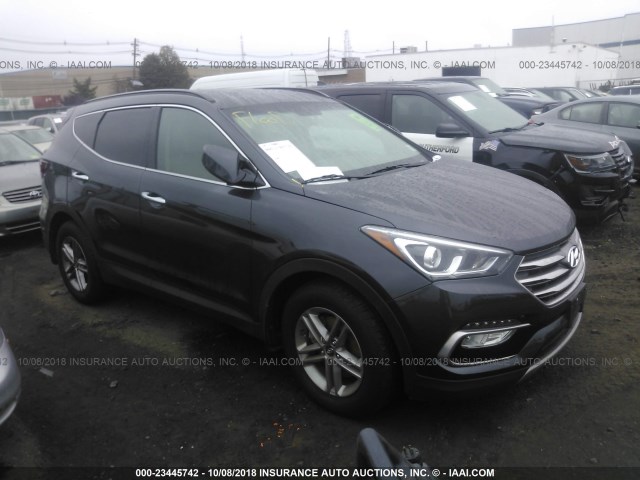 5XYZUDLB6HG429696 - 2017 HYUNDAI SANTA FE SPORT  GRAY photo 1