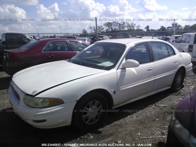 1G4HP54K12U102261 - 2002 BUICK LESABRE CUSTOM WHITE photo 2