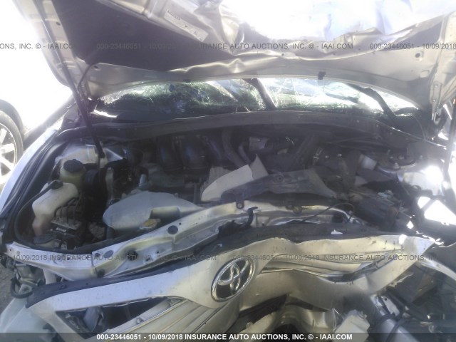 4T1BK3EK0AU100460 - 2010 TOYOTA CAMRY SE/LE/XLE 银色 照片 10