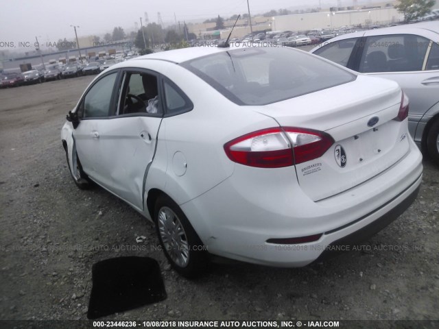 3FADP4AJ5EM194790 - 2014 FORD FIESTA S WHITE photo 3