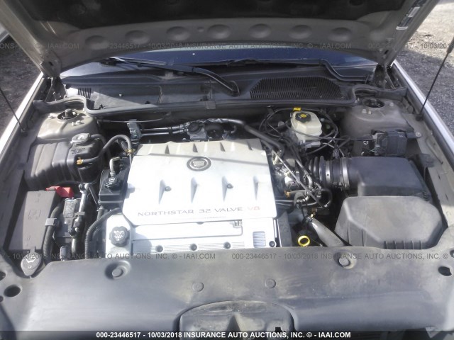 1G6KF57993U264956 - 2003 CADILLAC DEVILLE DTS GOLD photo 10