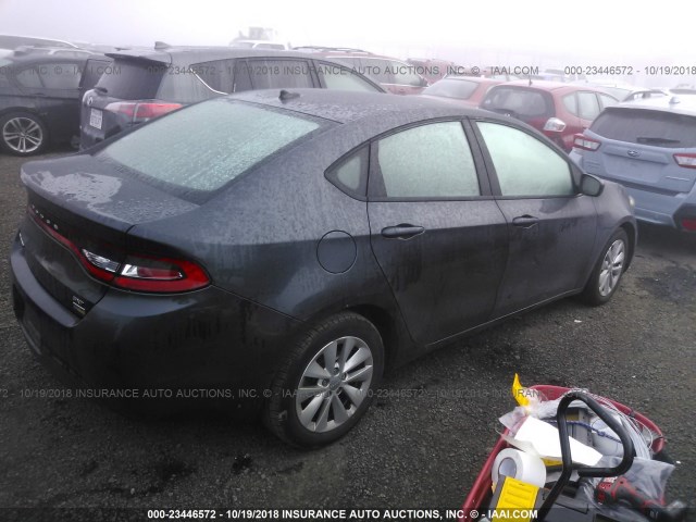 1C3CDFBA2ED815041 - 2014 DODGE DART SXT BLACK photo 4