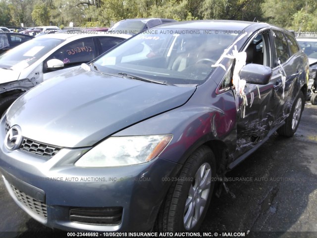 JM3ER29L880198835 - 2008 MAZDA CX-7 SILVER photo 2