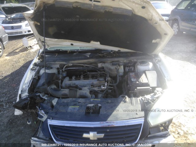 1G1ZS58F27F113469 - 2007 CHEVROLET MALIBU LS WHITE photo 10