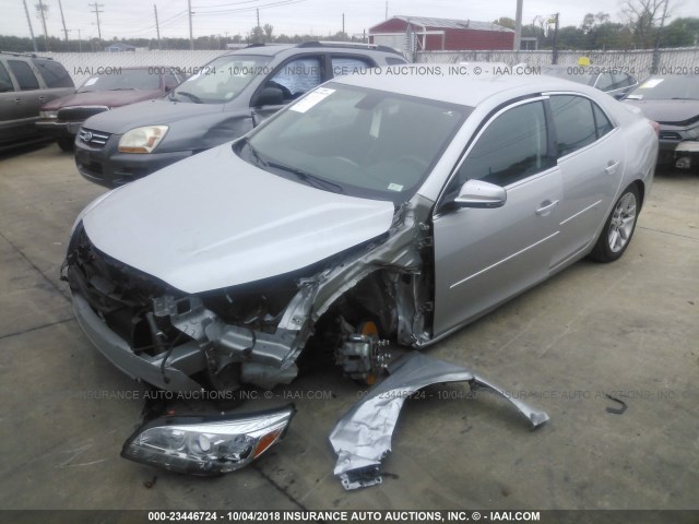 1G11C5SL3FF239668 - 2015 CHEVROLET MALIBU 1LT 银色 照片 2