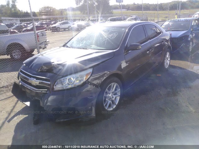 1G11C5SA9DF129798 - 2013 CHEVROLET MALIBU 1LT BLACK photo 2