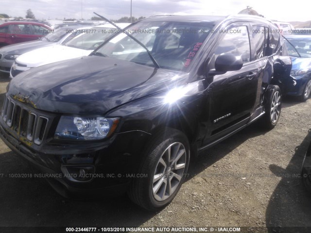 1C4NJCBA5GD650116 - 2016 JEEP COMPASS SPORT BLACK photo 6