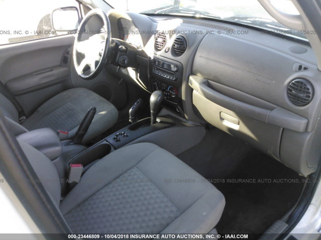 1J4GL48K67W694343 - 2007 JEEP LIBERTY SPORT 白色 照片 5