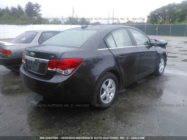 1G1PC5SB0F7286717 - 2015 CHEVROLET CRUZE LT BLACK photo 4