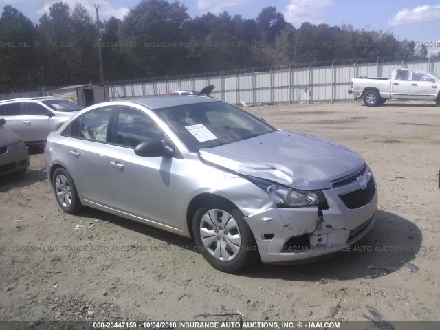 1G1PA5SH8E7362516 - 2014 CHEVROLET CRUZE LS SILVER photo 1