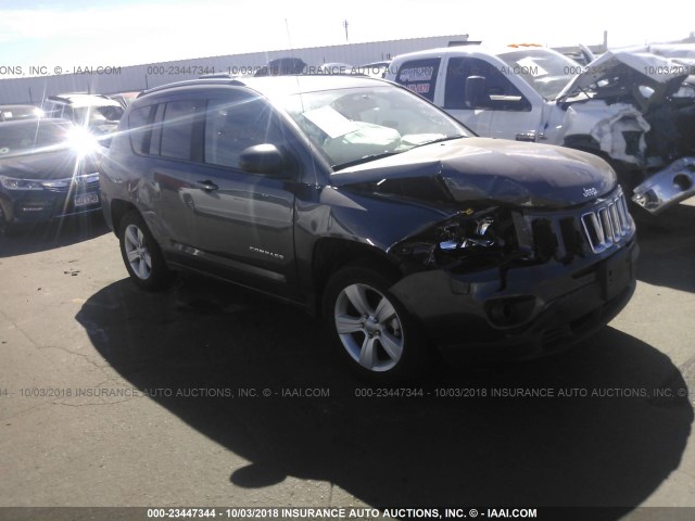 1C4NJDBB0GD556725 - 2016 JEEP COMPASS SPORT GRAY photo 1