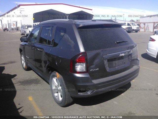 1C4NJDBB0GD556725 - 2016 JEEP COMPASS SPORT GRAY photo 3