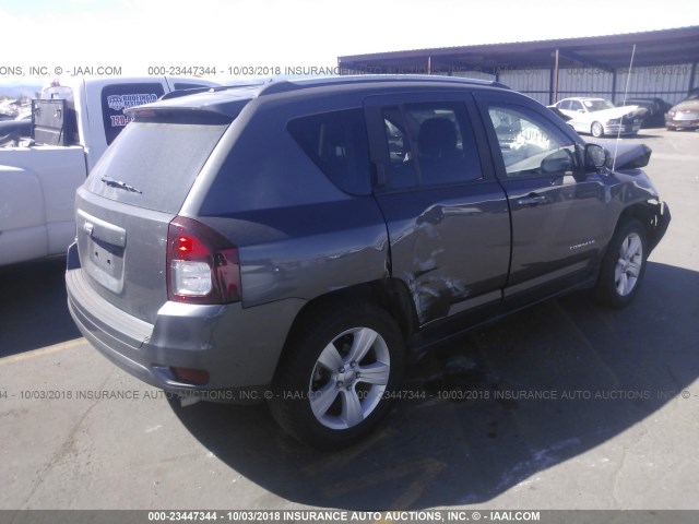 1C4NJDBB0GD556725 - 2016 JEEP COMPASS SPORT GRAY photo 4