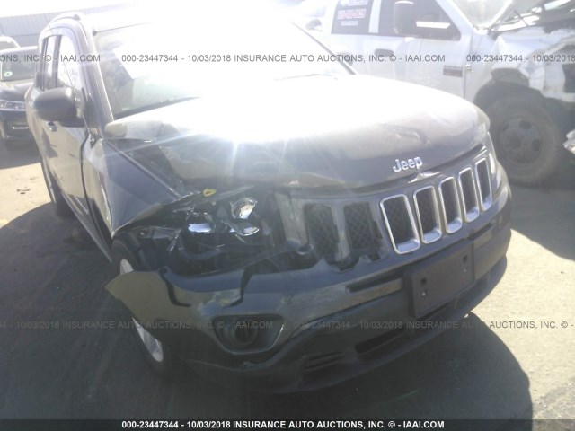 1C4NJDBB0GD556725 - 2016 JEEP COMPASS SPORT GRAY photo 6