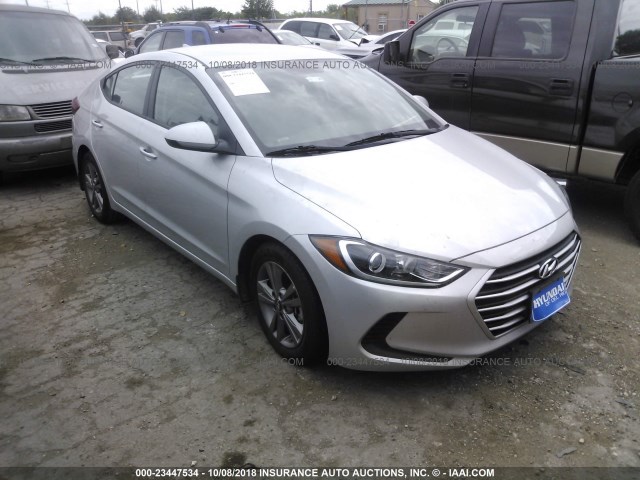 5NPD84LF6JH310241 - 2018 HYUNDAI ELANTRA SEL/VALUE/LIMITED SILVER photo 1